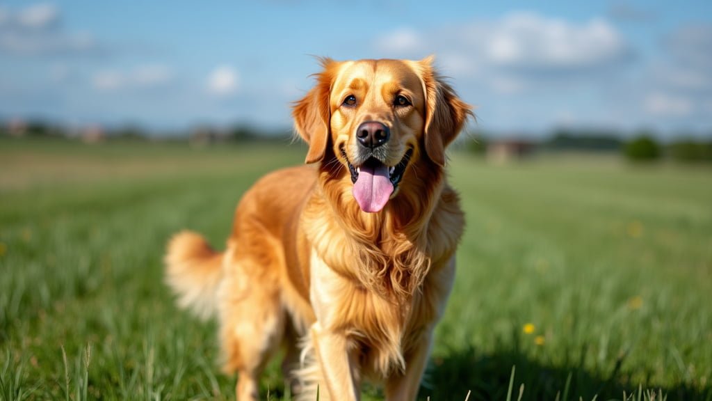 Golden Retriever Color Verde